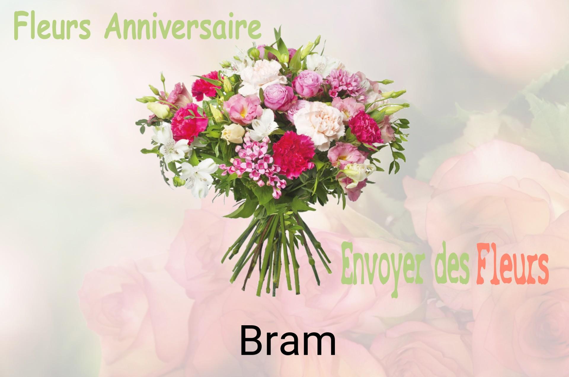 Bouquet de fleurs d’anniversaire livré à Bram